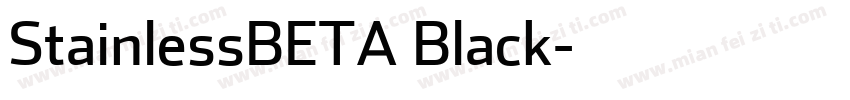StainlessBETA Black字体转换